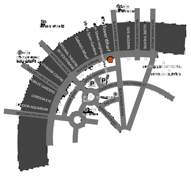 Sima Vaziry Oxo Tower Shop Map