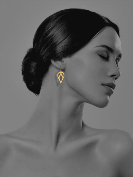 Bloom vermeil earrings