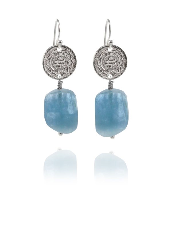 Hope aquamarine earrings