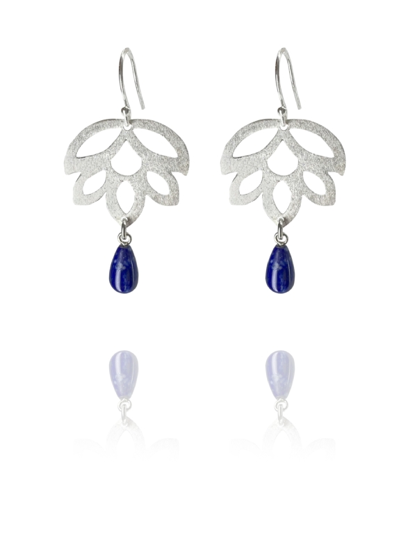 New Blossom lapis earrings