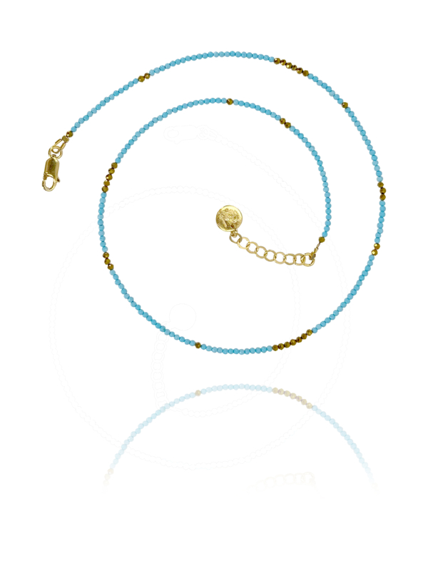 Stars turquoise vermeil Necklace